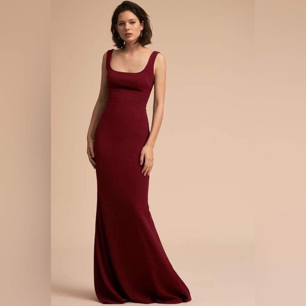 BHLDN Katie May Lucy Bridesmaid Dress Burgundy
